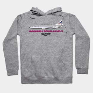 McDonnell Douglas MD-11 - Delta Air Lines "Widget Colours" Hoodie